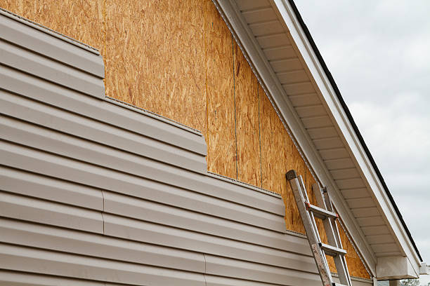 Professional Siding Repair technician working in Stockbridge, GA